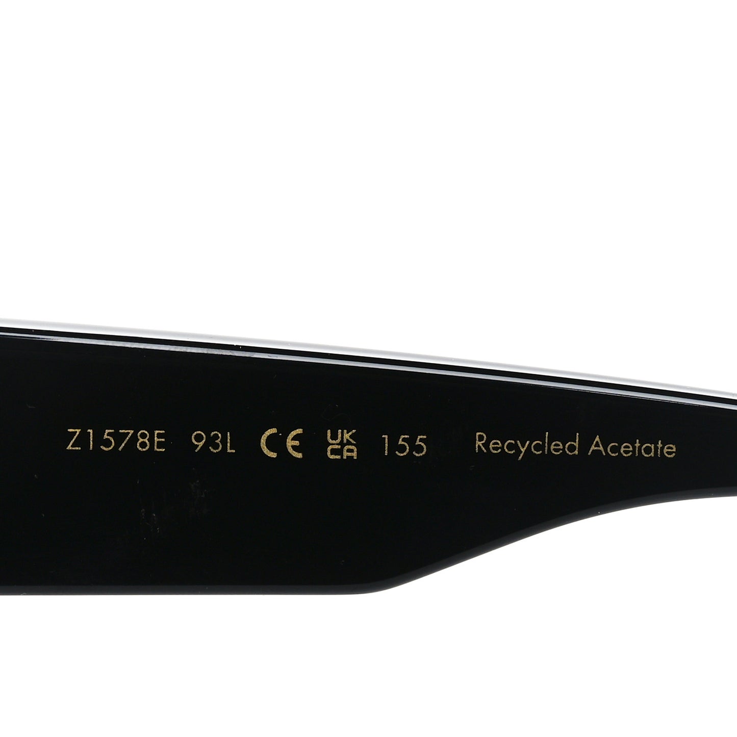 Acetate Swarovski Crystal Cyclone Sunglasses Z1578E Black