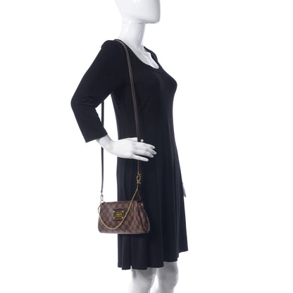 Louis Vuitton Damier Ebene Eva Clutch 2 of 12