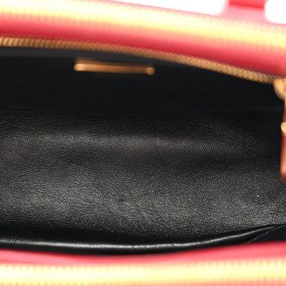 Prada Saffiano Vernice Mini Galleria Double Zip Tote Scarlatto 5 of 9