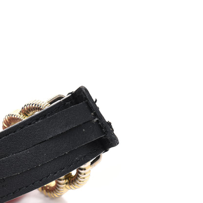Gucci Moon Calfskin Torchon Double G 25mm Belt 75 30 Black 8 of 10