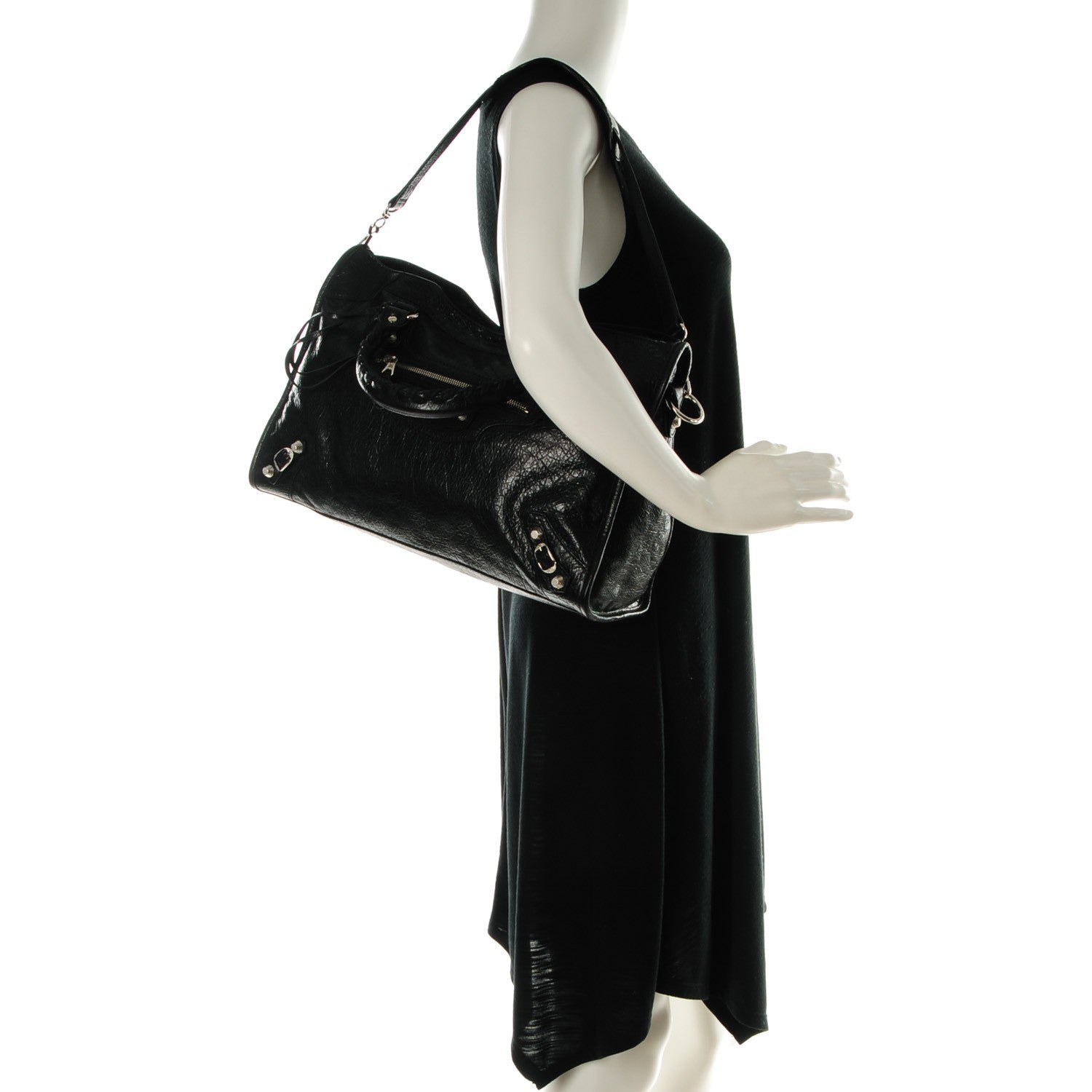 Balenciaga Agneau Giant 12 Silver Hardware City Black 2 of 8