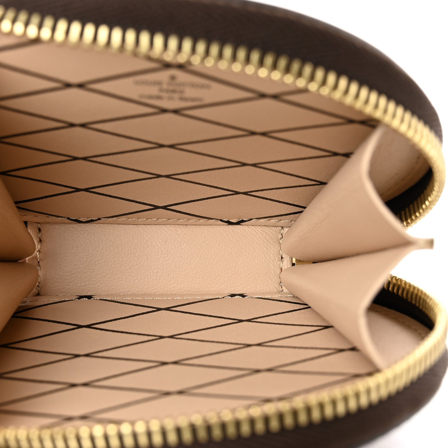Louis Vuitton Calfskin Catogram Micro Boite Chapeau Marron 5 of 6