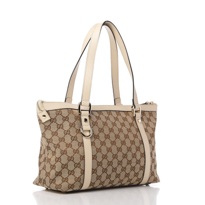 Gucci Monogram Medium Abbey Tote Off White 3 of 10