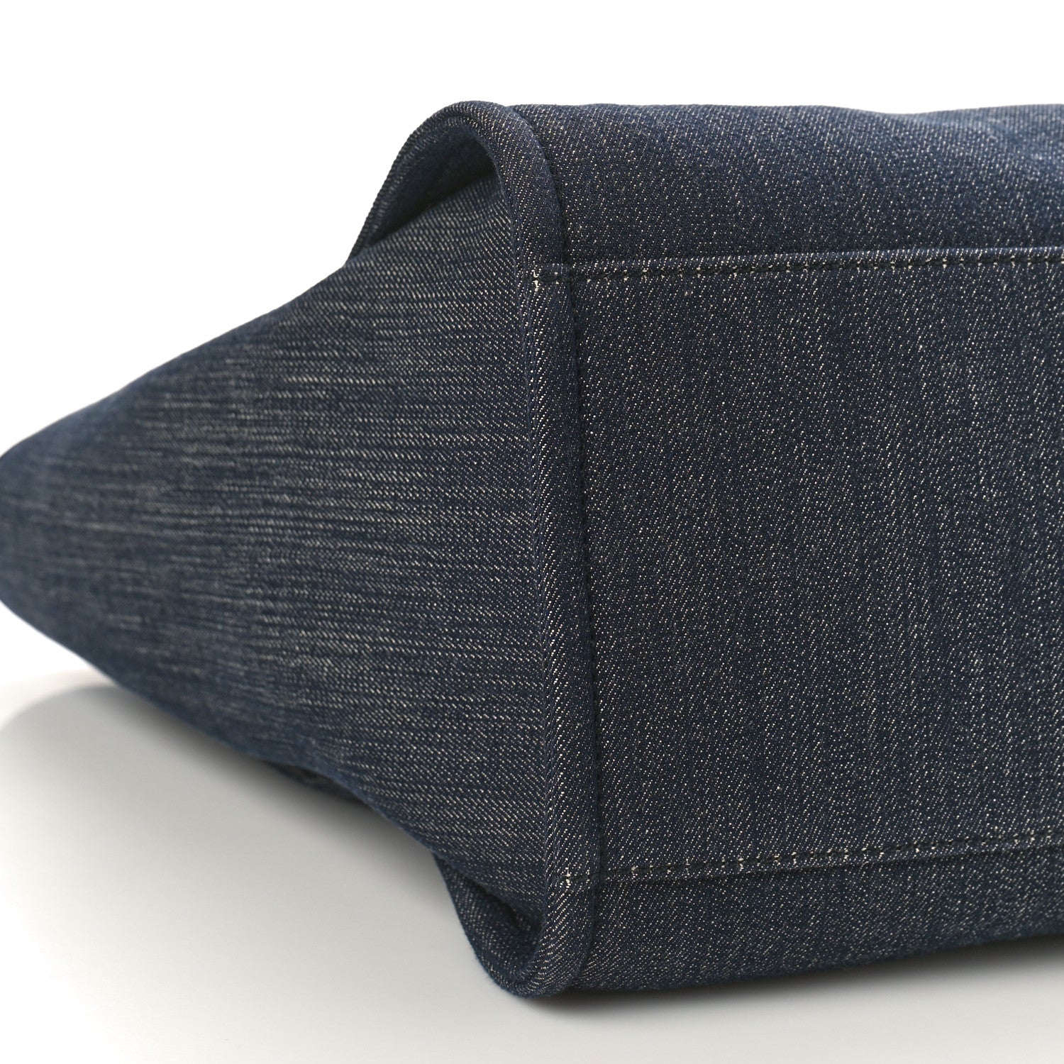 Chanel Denim Large Deauville Tote Dark Blue 8 of 10