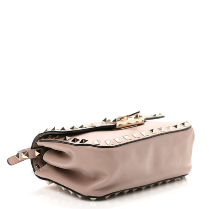 Valentino Garavani Calfskin Mini Rockstud Crossbody Bag Poudre 4 of 9