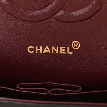 Chanel Lambskin Quilted Medium Double Flap Black 6 of 12