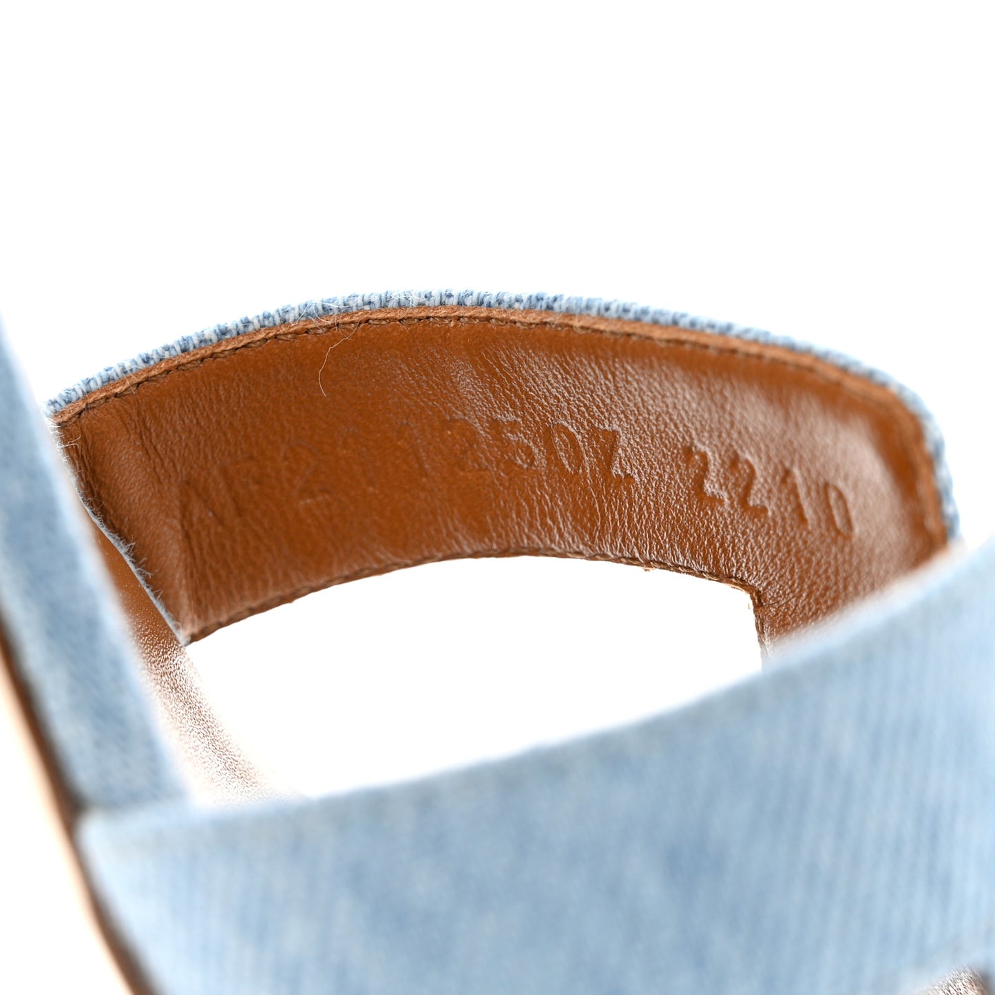 Denim Oasis Sandals 36 Bleu Clair