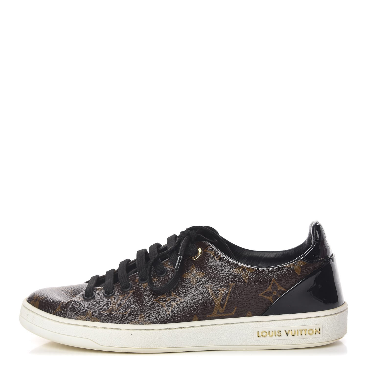 Louis Vuitton Patent Monogram Frontrow Sneakers 37 1 of 14