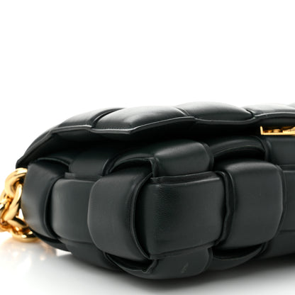 Bottega Veneta Lambskin Maxi Intreccio Padded Chain Cassette Crossbody Bag Inkwell 9 of 10
