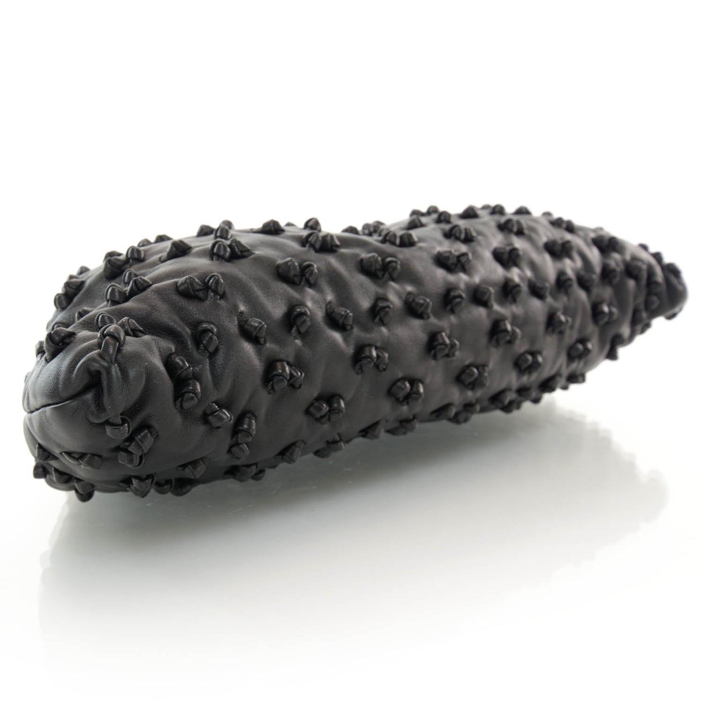 Lambskin Chic Knot Clutch Bag Black