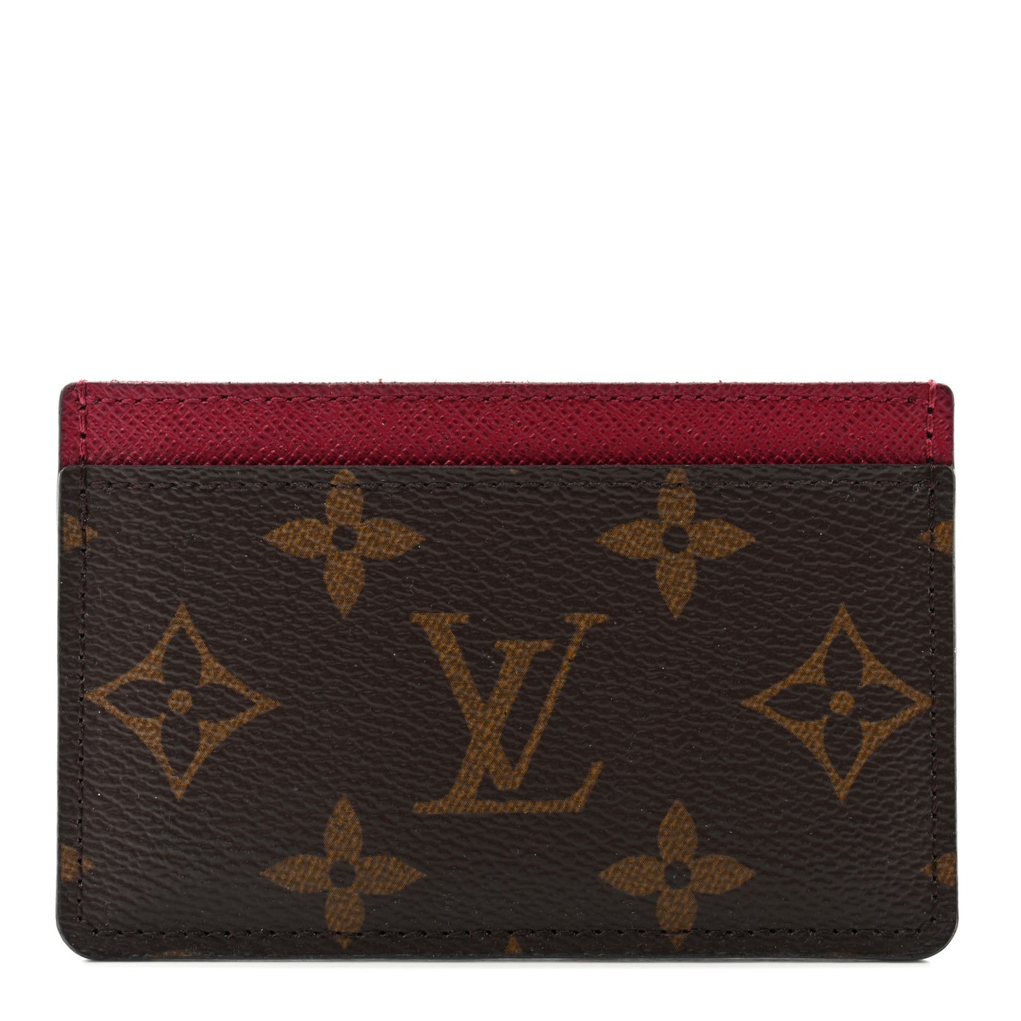 Monogram Card Holder Fuchsia
