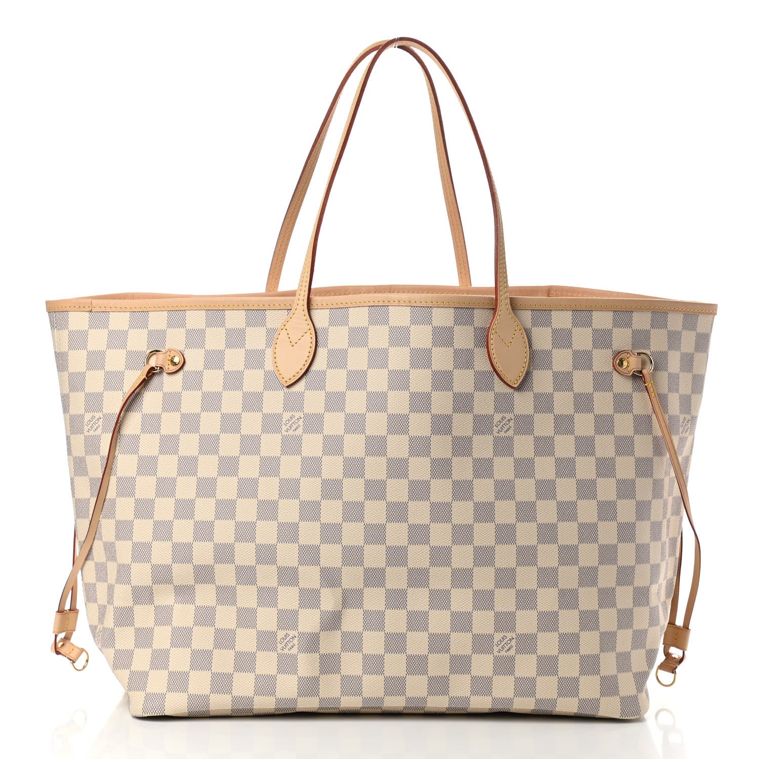 Louis Vuitton Damier Azur Neo Neverfull GM Rose Ballerine 3 of 9