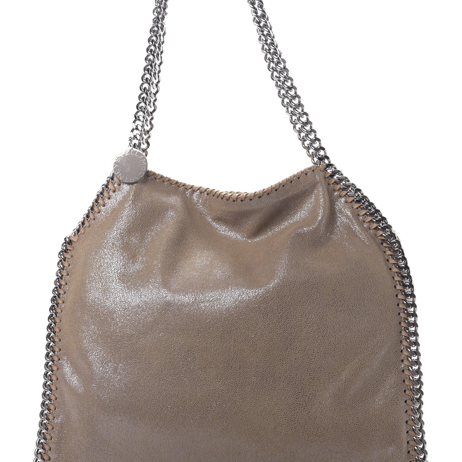 Stella McCartney Shaggy Deer Small Falabella Tote Taupe 8 of 10