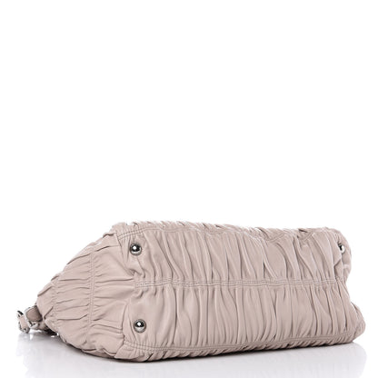 Prada Nappa Gaufre Tote Pomice 4 of 12