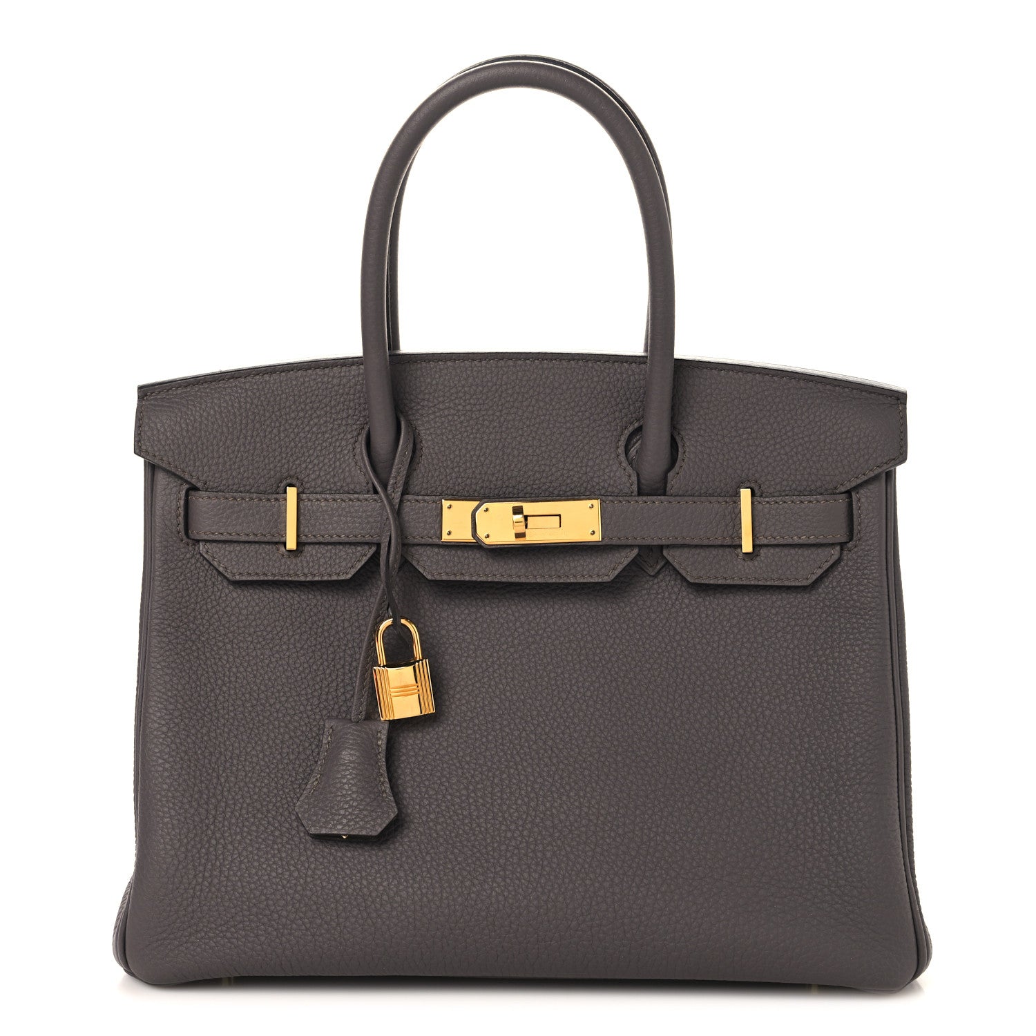 Hermes Togo BIRKIN 30 Etain 1 of 13