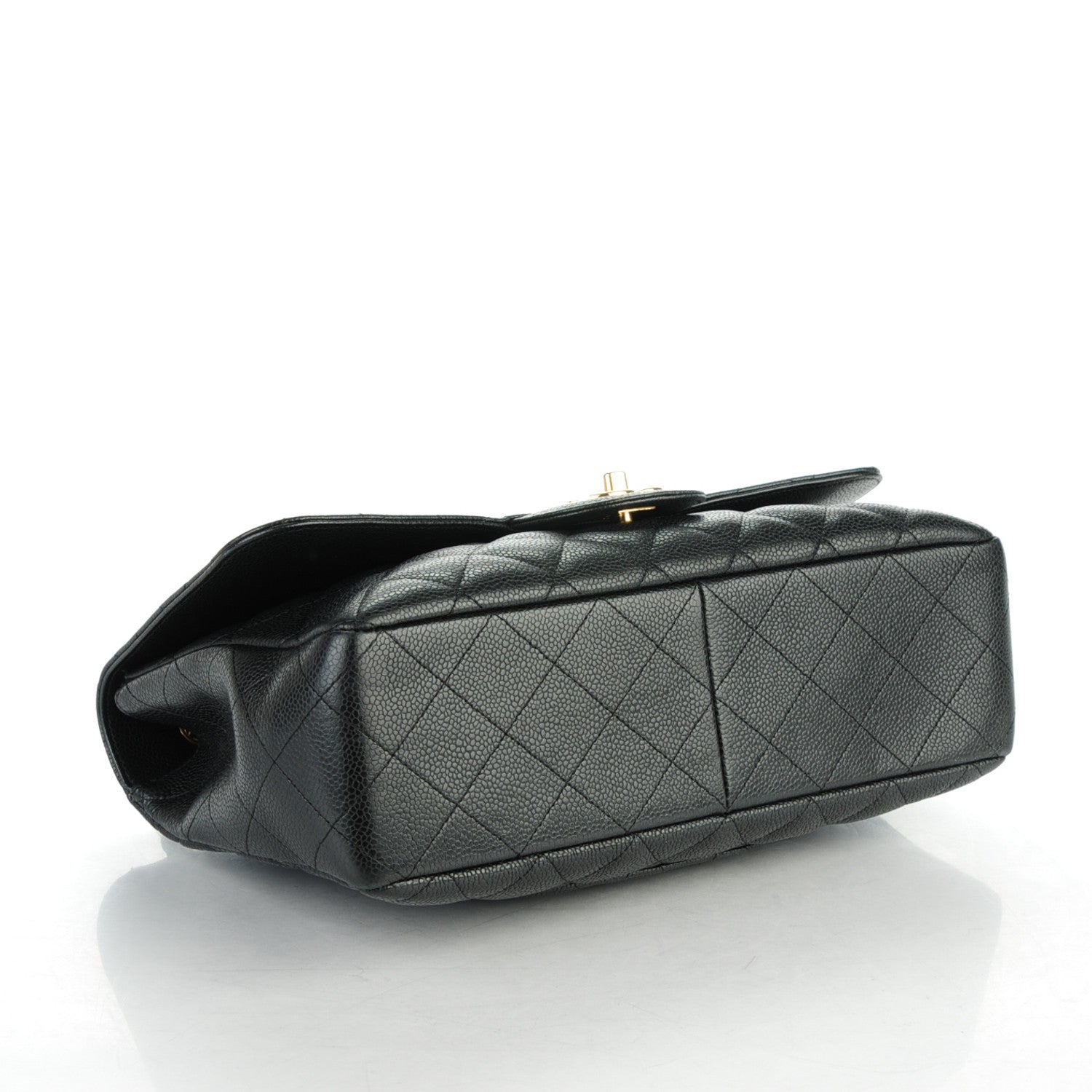 Chanel Caviar Quilted Jumbo Single Flap Black 4 of 7