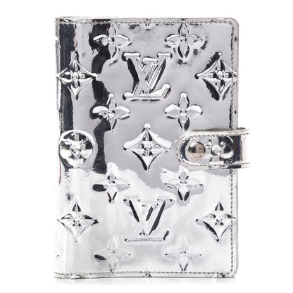 Louis Vuitton Monogram Miroir Small Ring Agenda Silver 1 of 12