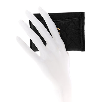 Chanel Caviar Quilted Card Holder Black 2 of 9