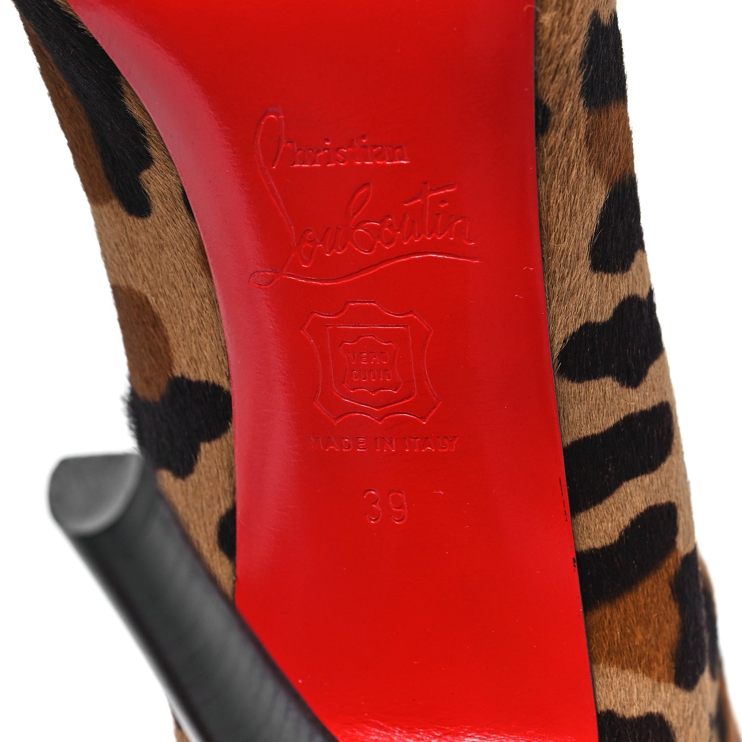 Pony Hair Alta Ariella Talon 110 Boots 39 Leopard