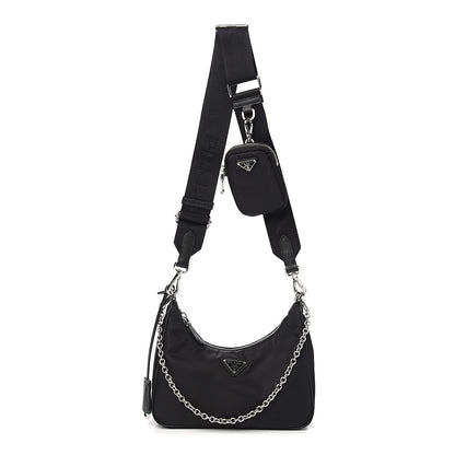 Prada Nylon Re-Edition 2005 Shoulder Bag Black 1 of 8