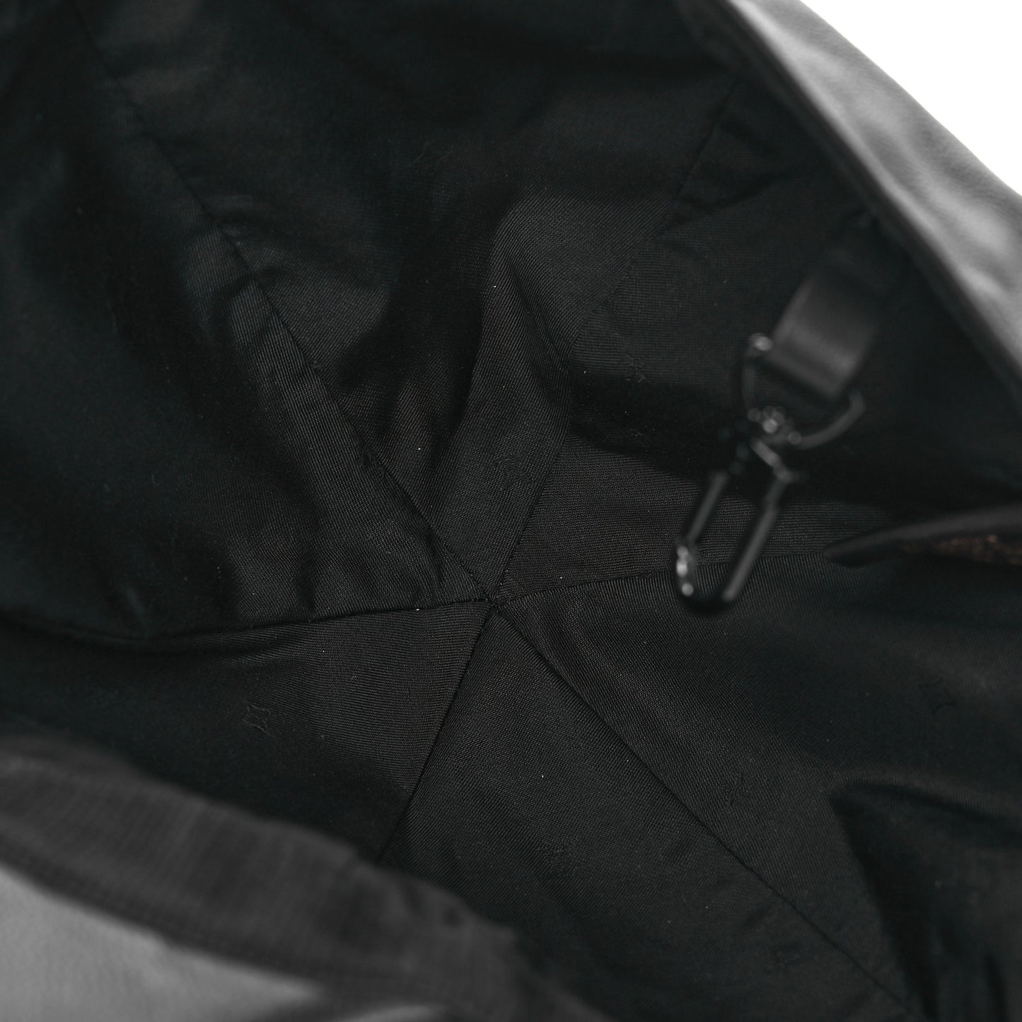Lambskin LV Staples Baseball Cap 59 Black