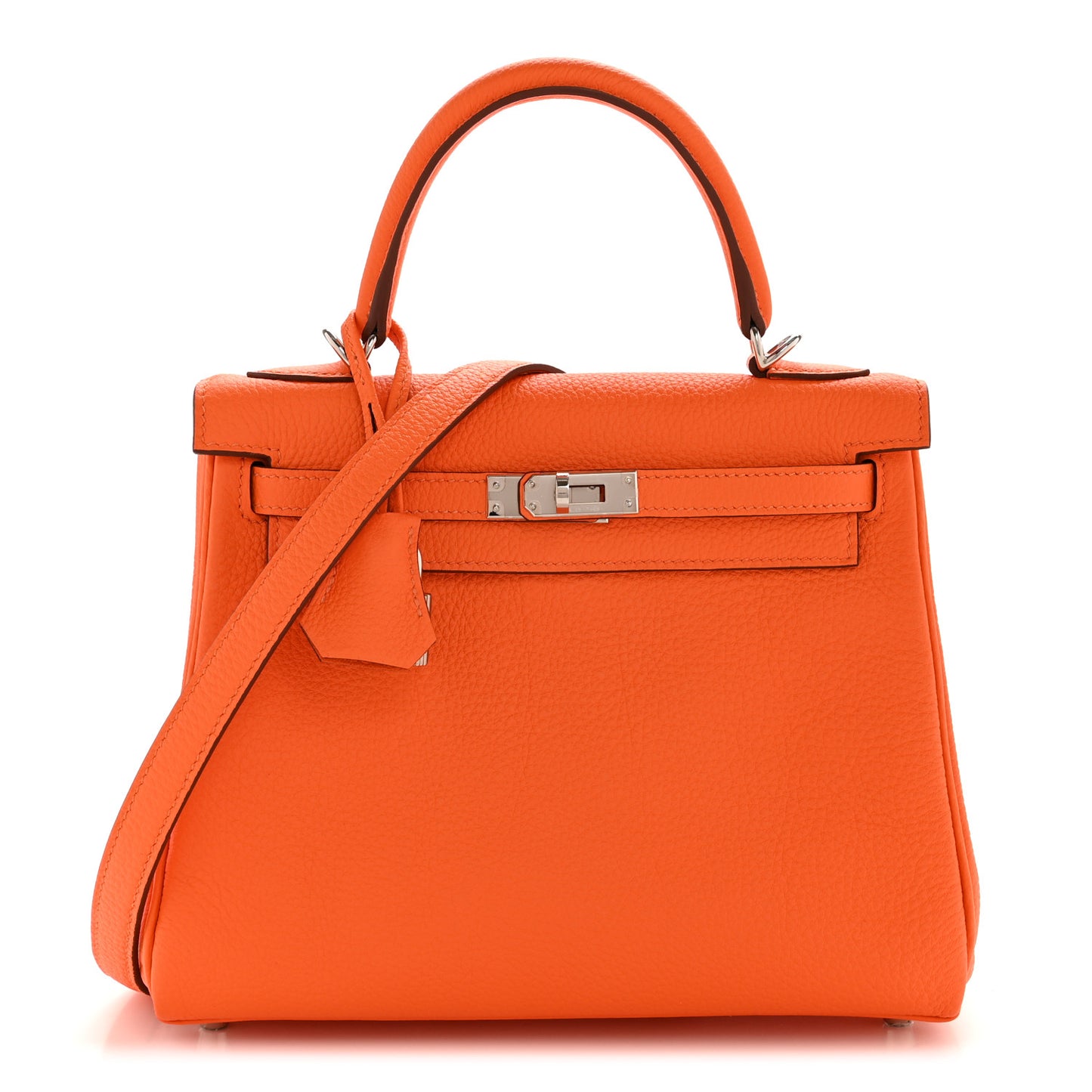 Togo Kelly Retourne 25 Orange Minium