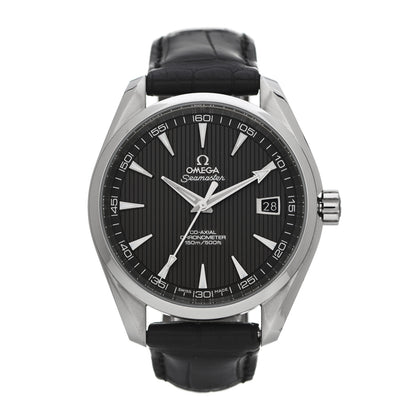 Omega Stainless Steel Alligator 42mm Seamaster Aqua Terra 150M Co-Axial Automatic Watch Black 231.13.42.21.06.001 1 of 5