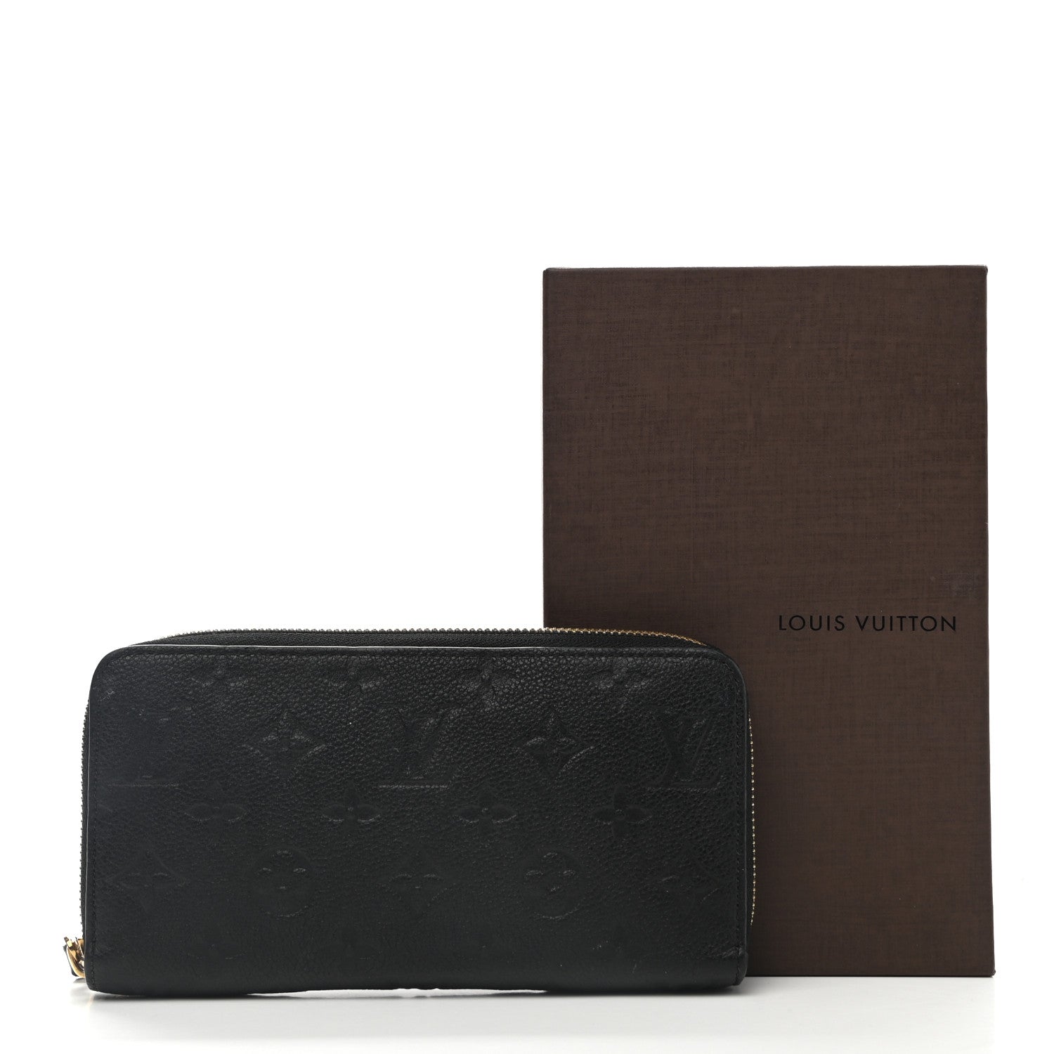 Louis Vuitton Empreinte Zippy Wallet Black 9 of 9