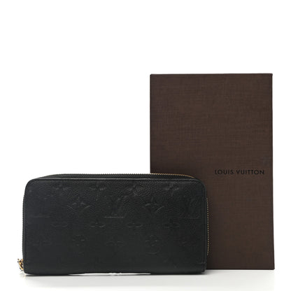 Louis Vuitton Empreinte Zippy Wallet Black 9 of 9