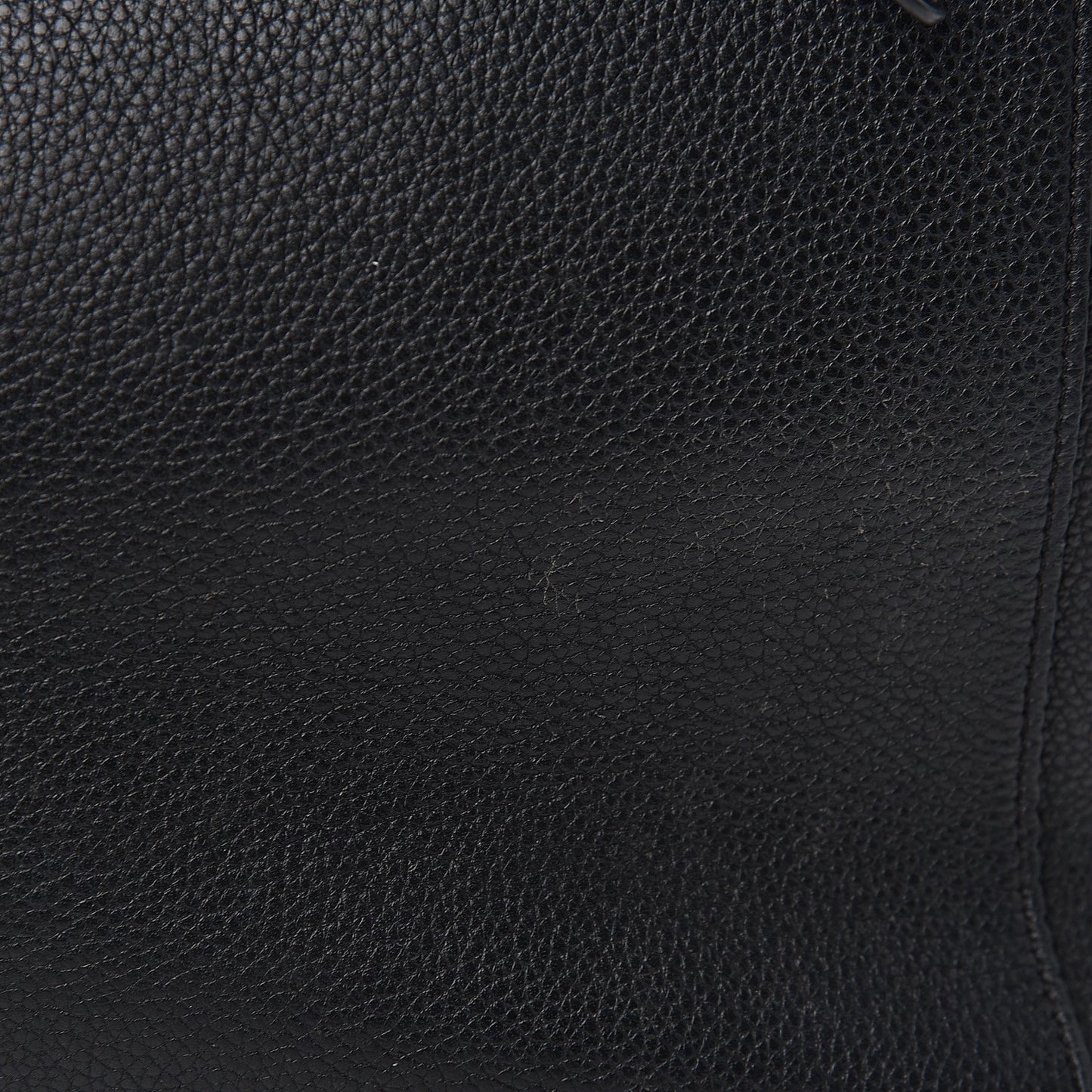 Soft Grained Calfskin Small Belt Cabas Phantom Black