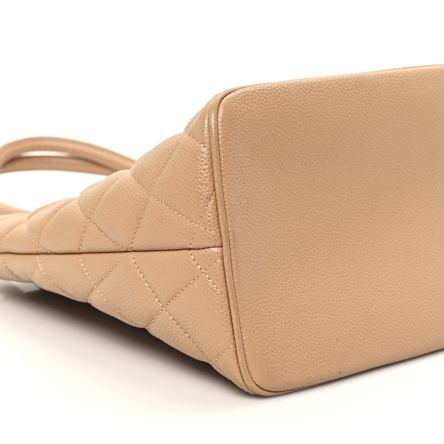 Chanel Caviar Quilted Medallion Tote Beige 8 of 13