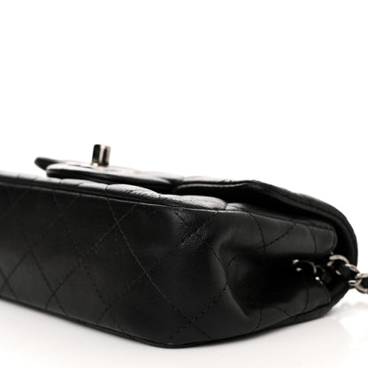 Chanel Lambskin Quilted Extra Mini Rectangular Flap Black 10 of 12