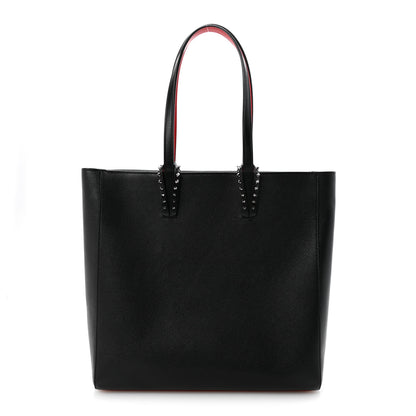 Christian Louboutin Calfskin Empire Spikes North South Cabata Tote Black 1 of 9
