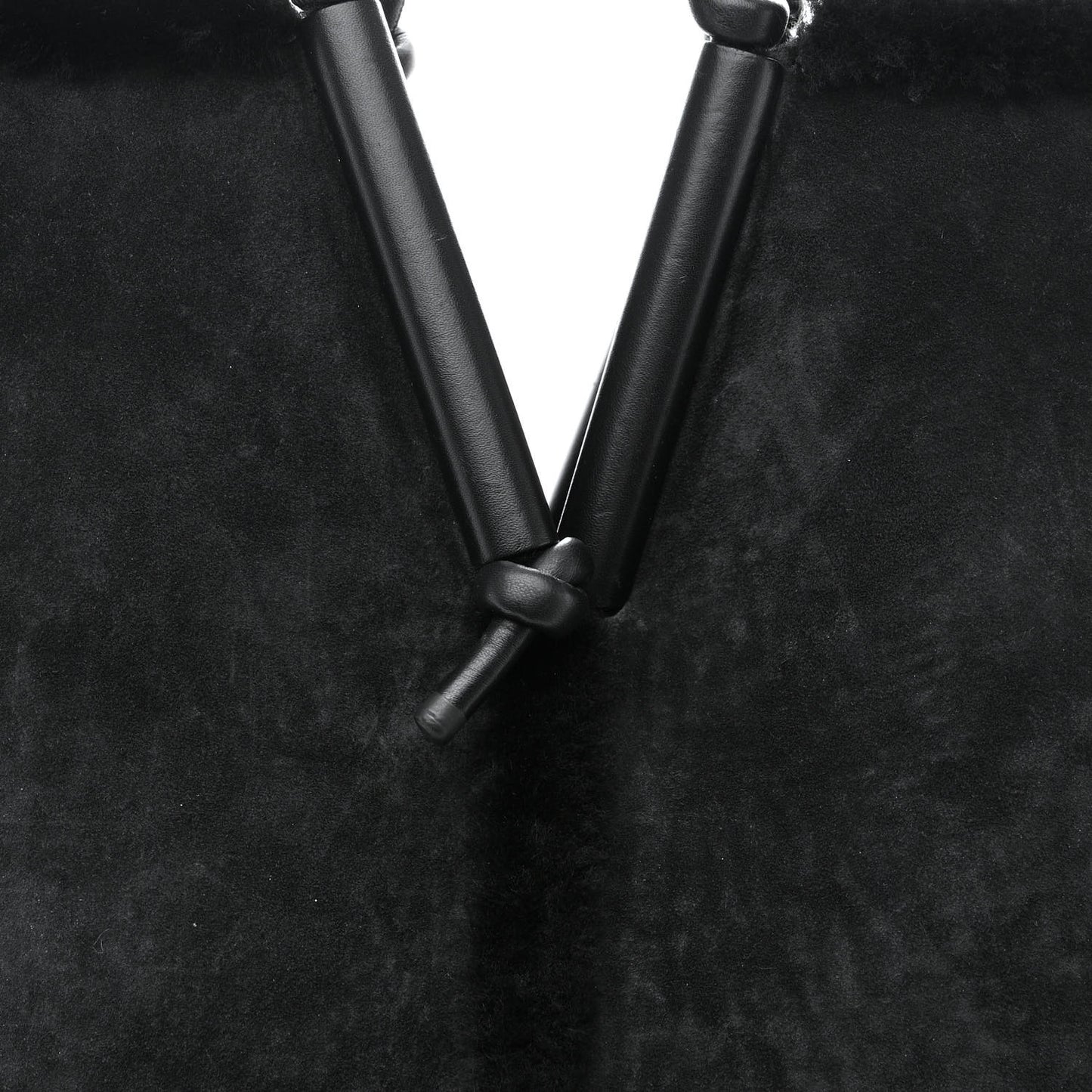 Shearling Reversible Tote Black
