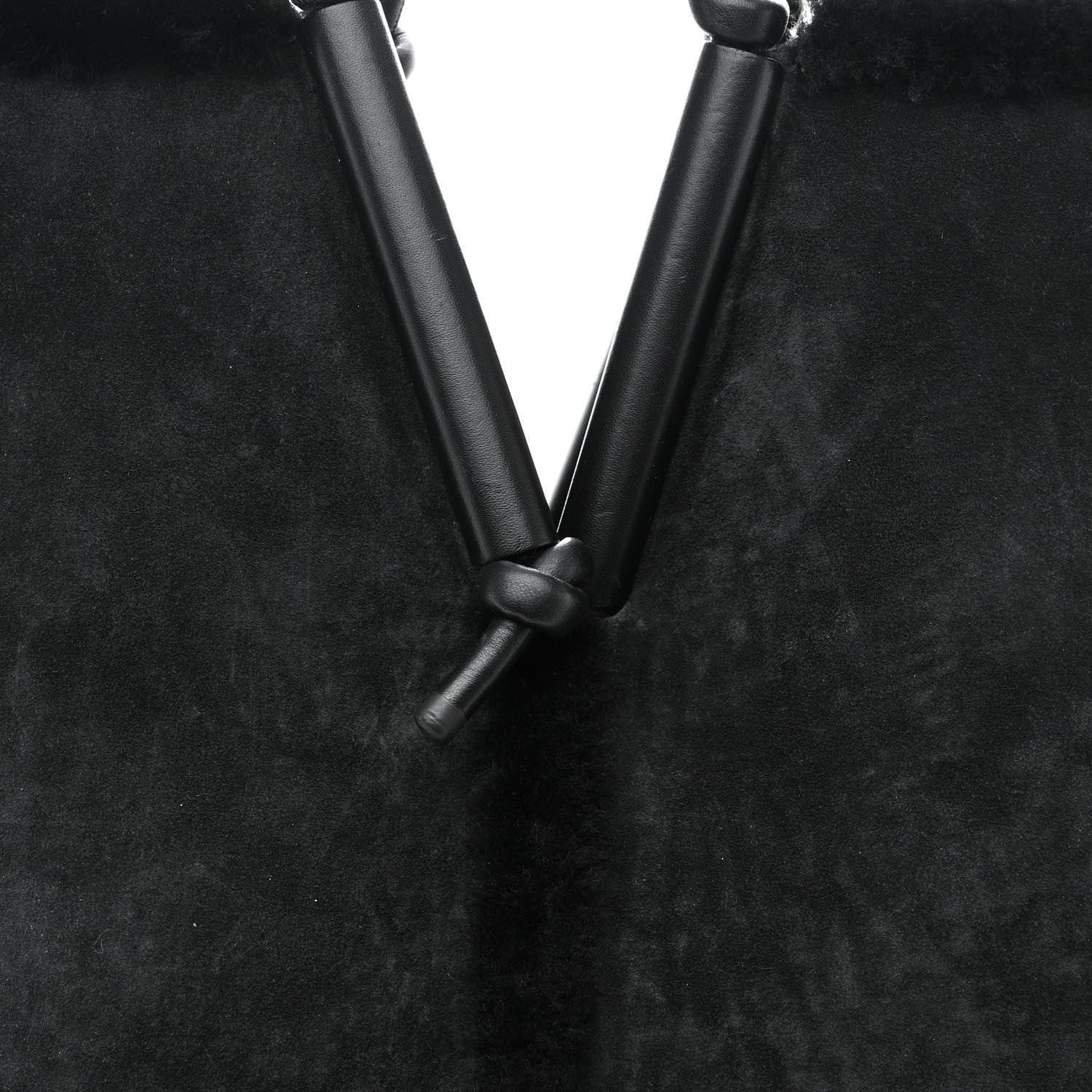 Bottega Veneta Shearling Reversible Tote Black 10 of 18