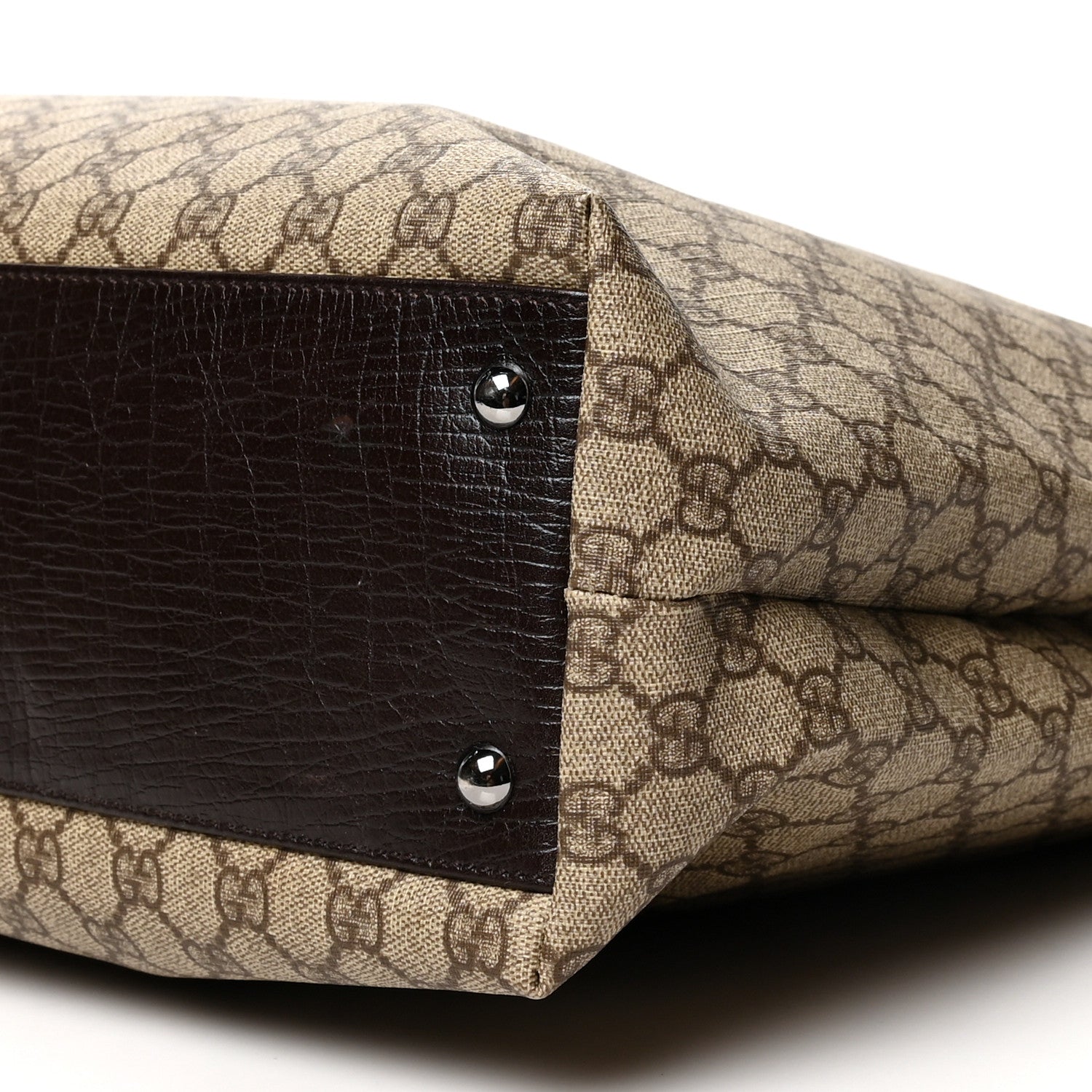 Gucci GG Plus Monogram Vertical Tote Dark Brown 9 of 9