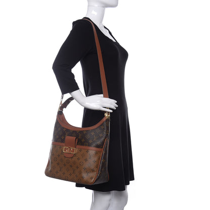 Louis Vuitton Reverse Monogram Dauphine Hobo MM 2 of 15