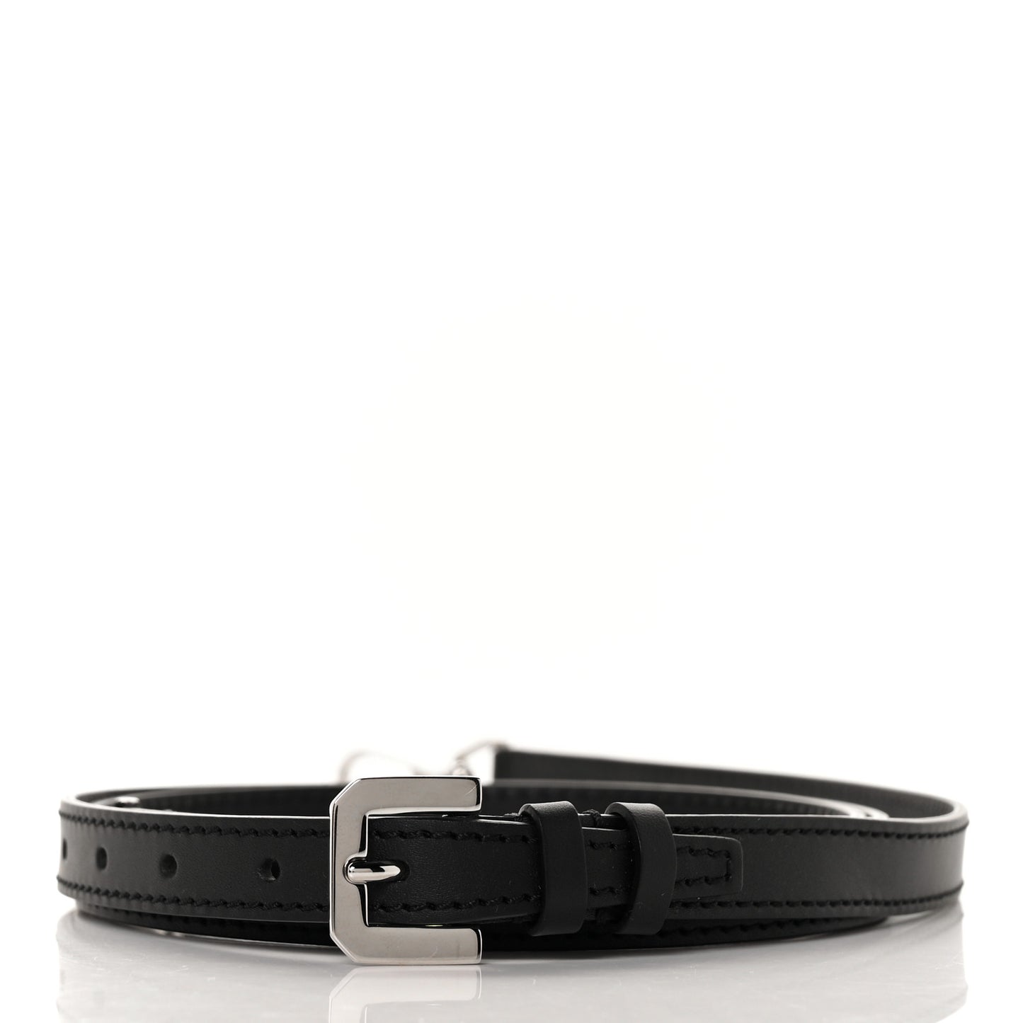 Calfskin Adjustable Shoulder Strap Black