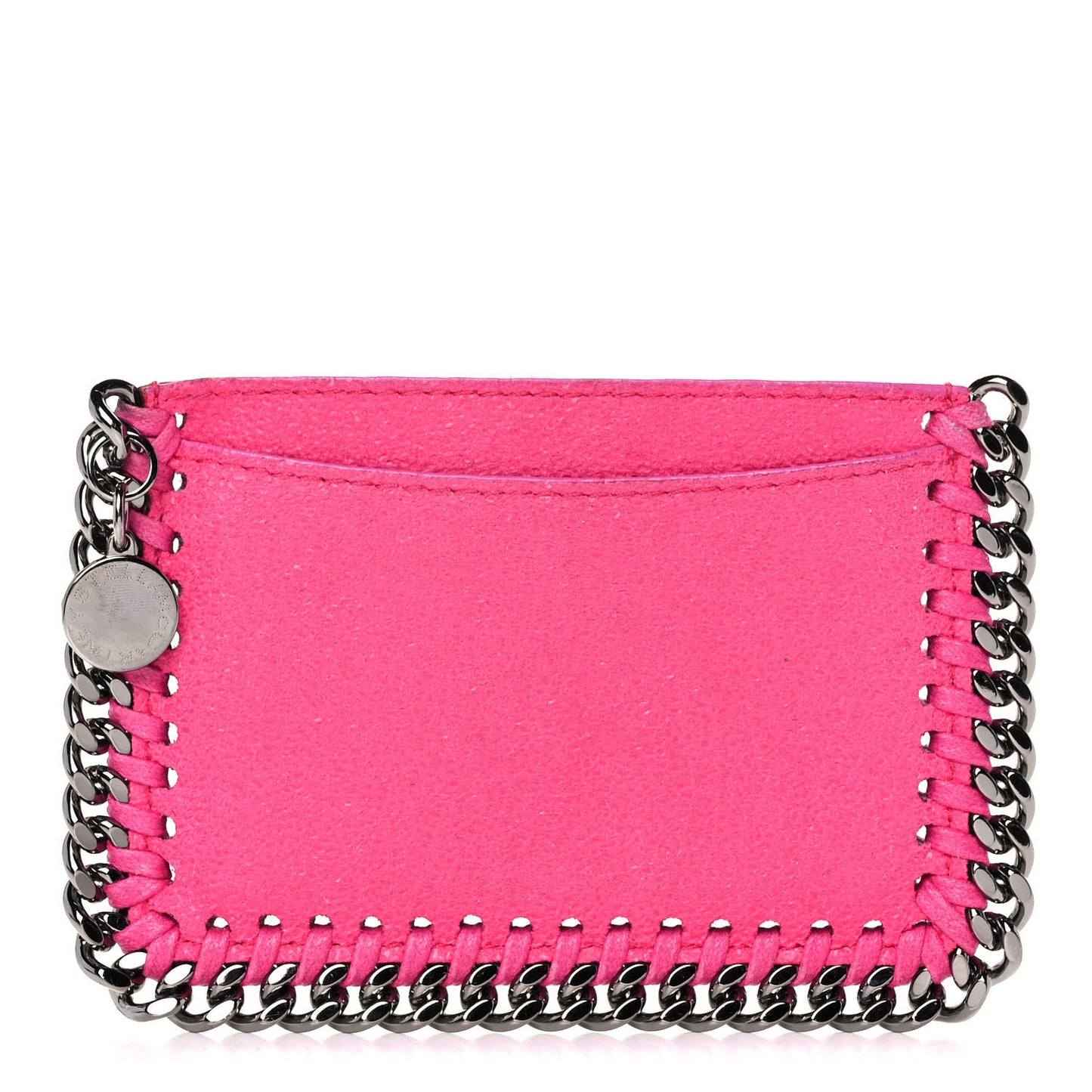 Shaggy Deer Falabella Card Holder Hot Pink