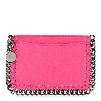 Stella McCartney Shaggy Deer Falabella Card Holder Hot Pink 1 of 8