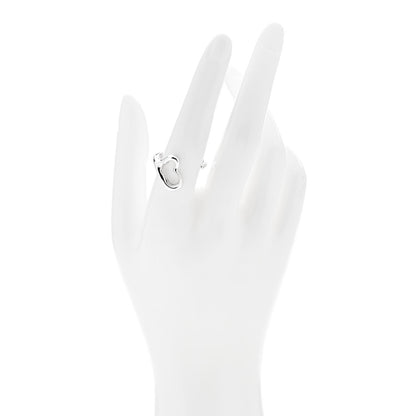 Tiffany Sterling Silver Elsa Peretti Open Heart Ring 57 8 2 of 5