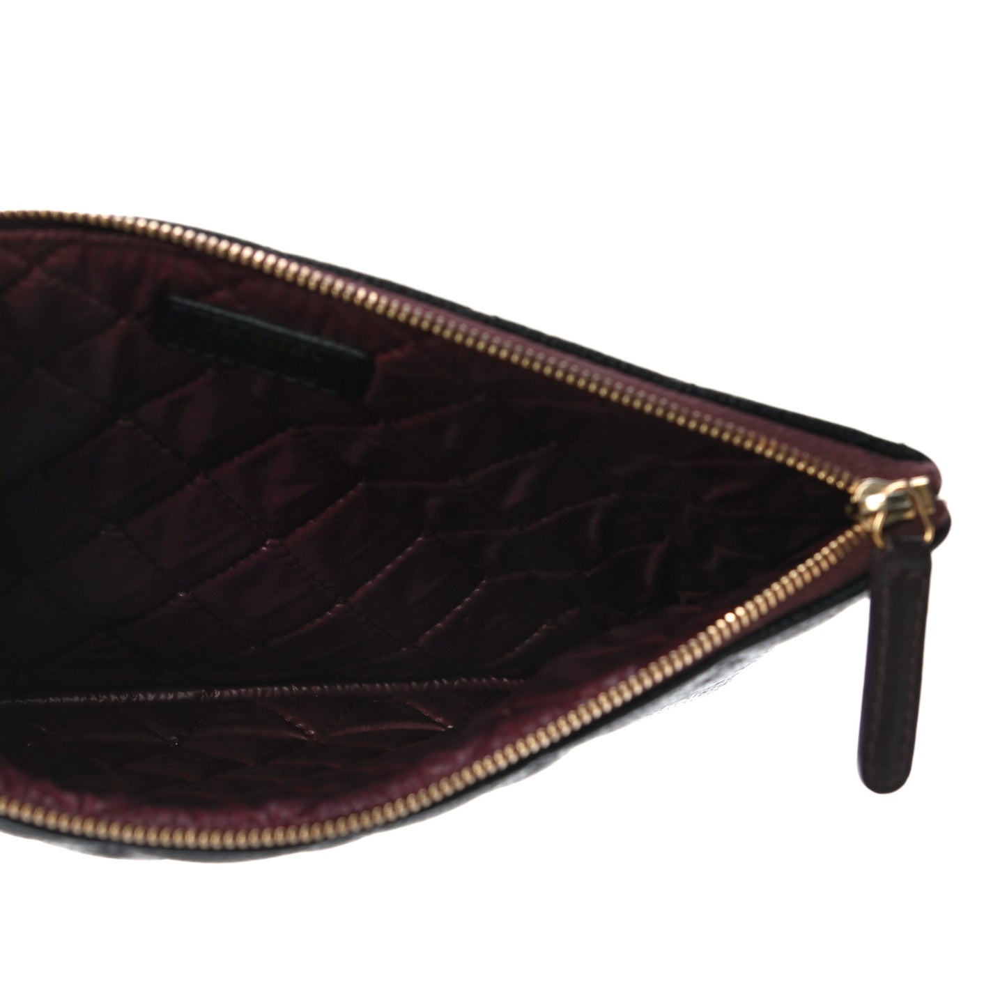 Caviar Quilted Medium Cosmetic Case Black