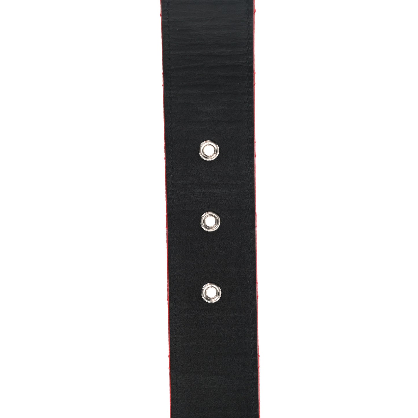 Caviar Quilted CC Chain Belt 75 30 Red