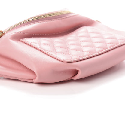 Chanel Lambskin Quilted Waist Belt Bag Pink 9 of 10