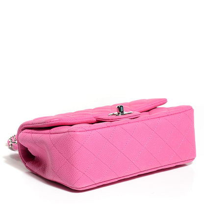 Chanel Iridescent Caviar Mini Rectangular Flap Pink 4 of 9