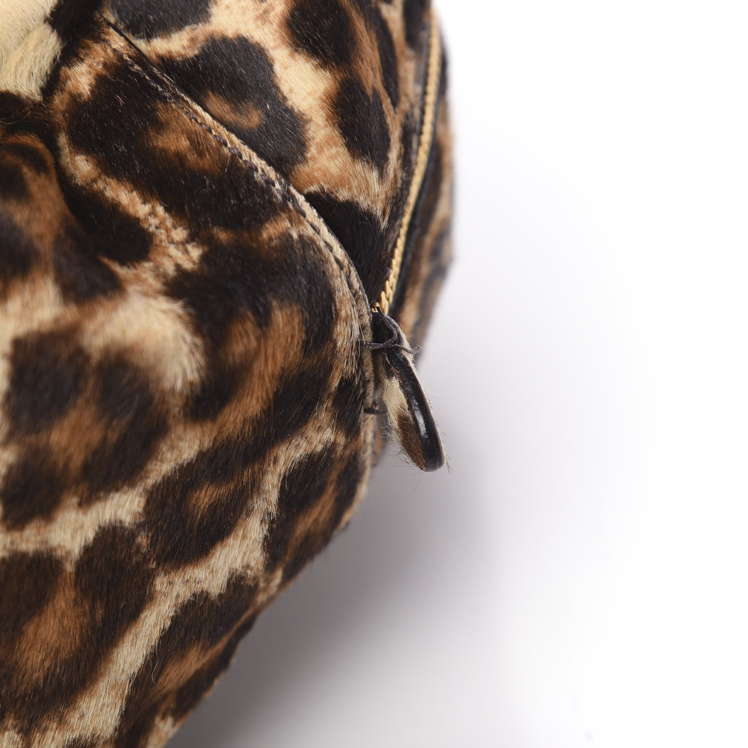Prada Calf Hair Leopard Print Shoulder Bag Avorio 10 of 18