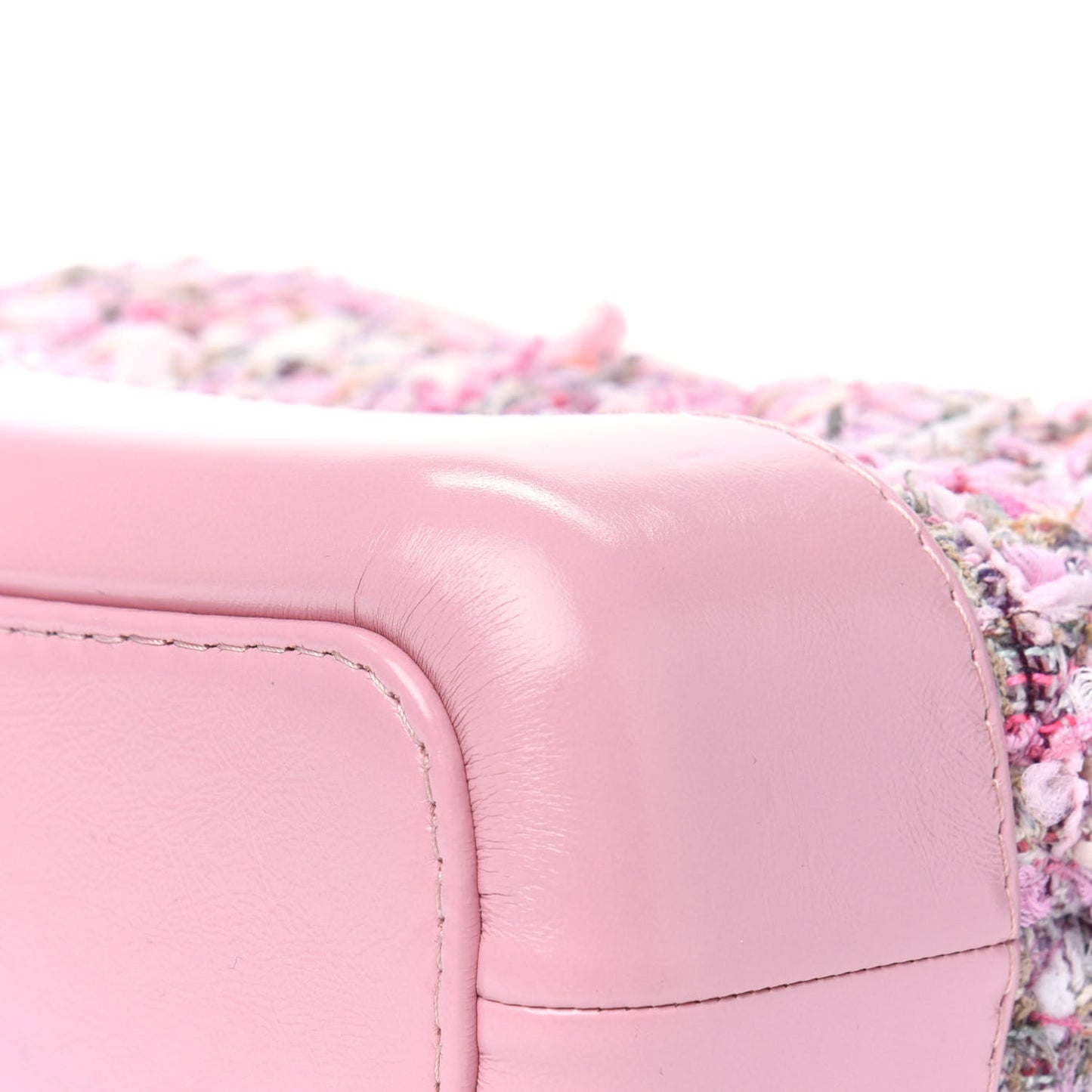 Tweed Calfskin Small Gabrielle Hobo Light Pink