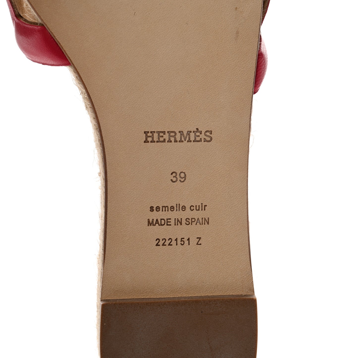 Nappa Famosa Espadrille Sandals 39 Rosa Framboise