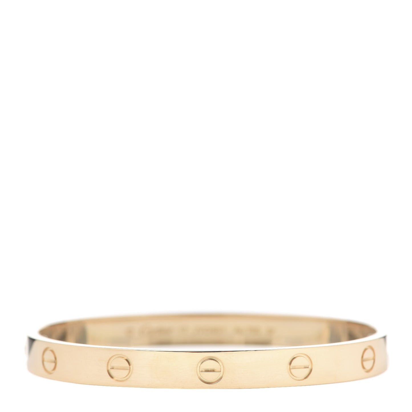 18K Yellow Gold LOVE Bracelet 17