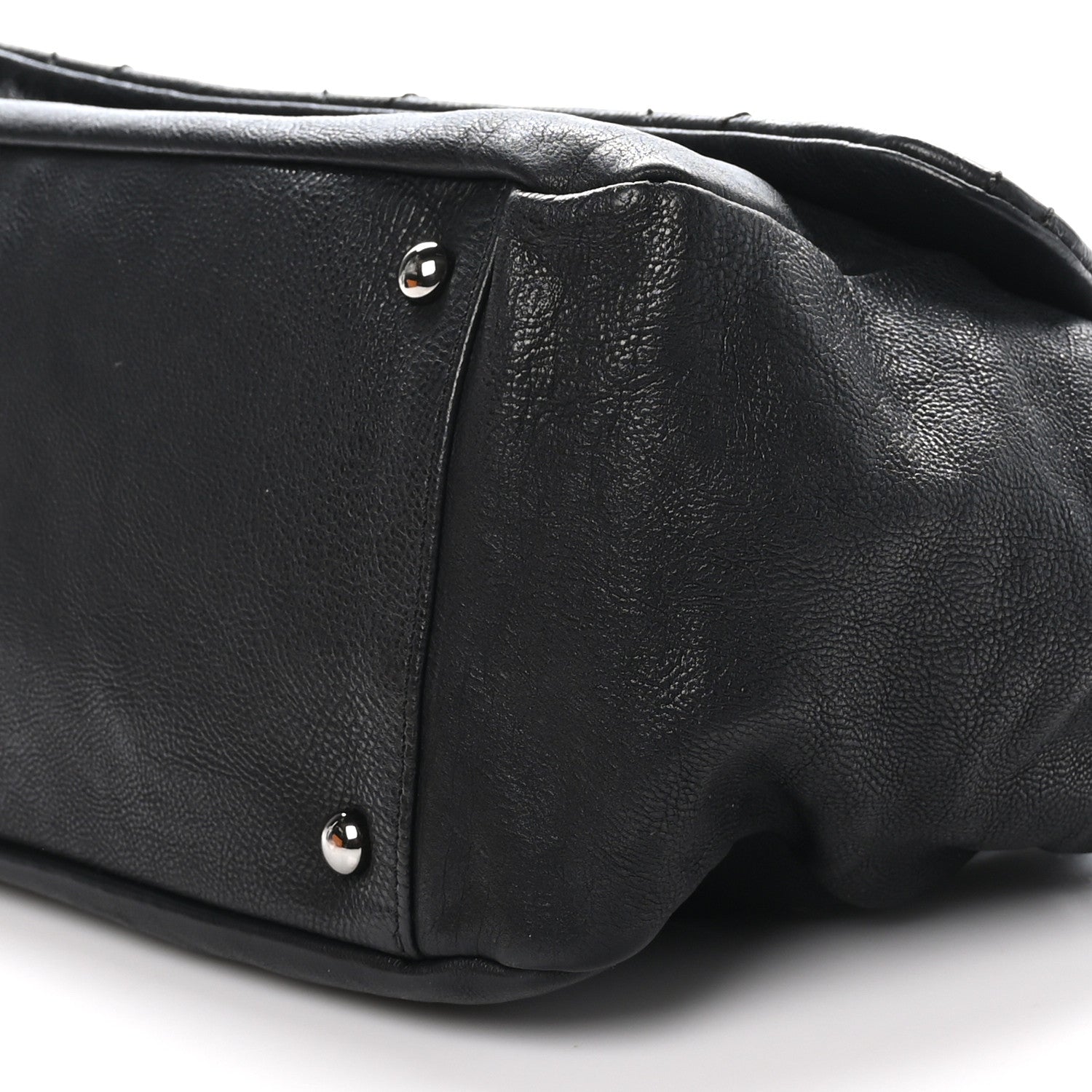 Chanel Calfskin Diamond Stitch Accordion Flap Black 10 of 10